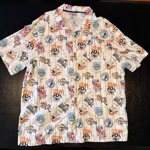 Disney Cruise Line Castaway Cay Men’s Button Down Shirt Size 3XL